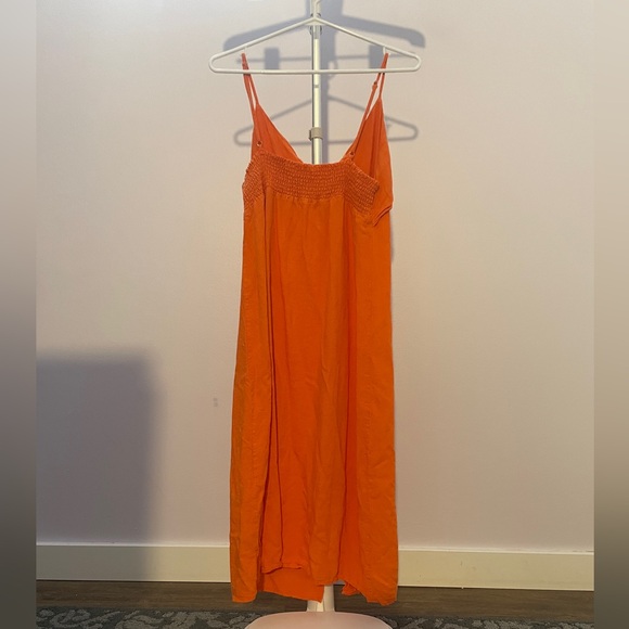 Bright Orange Summer Dress - Picture 2 of 2